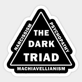 The Dark triad Sticker